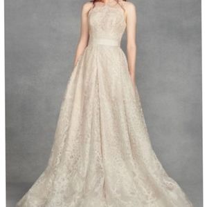 Size 16 champagne wedding dress